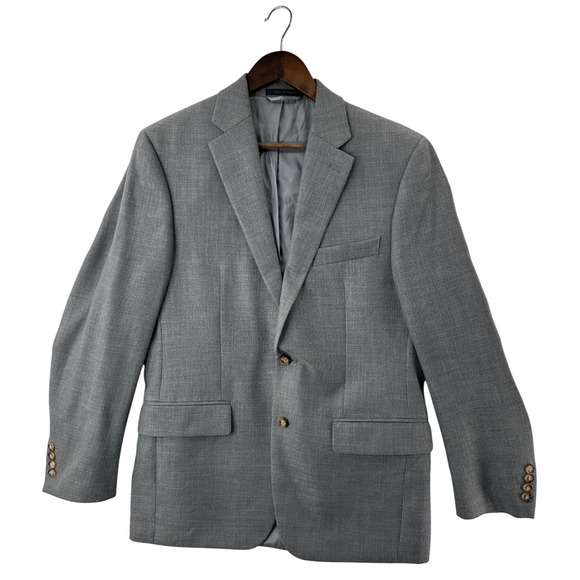 LAUREN Ralph Lauren Lexington Gray Blazer Mens 38R Regular Sport Coat